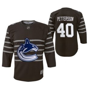 Kinder Vancouver Canucks Trikot Elias Pettersson Grau 2020 NHL All Star